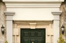 Front Door With Plants